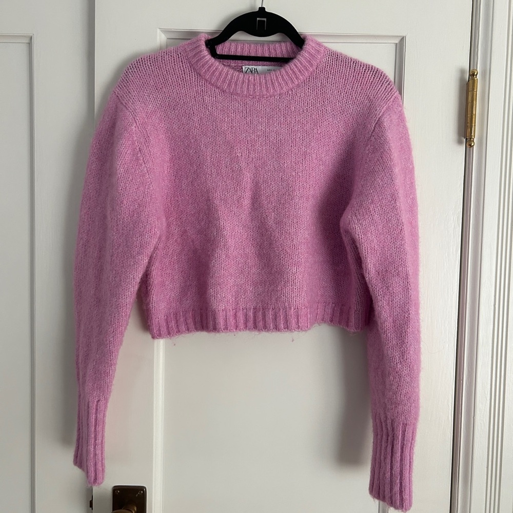 Zara pink pullover sweater
